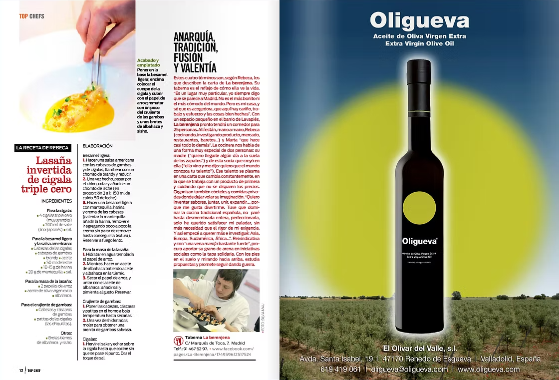 Revista gastronómica TopChef
